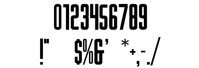 Rainbow Font OTHER CHARS