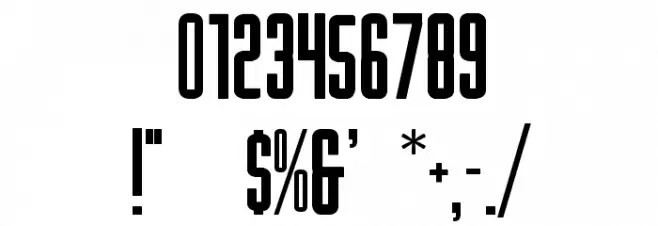 Rainbow Font OTHER CHARS