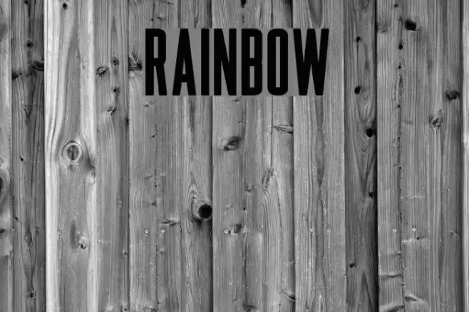 Rainbow Font examples