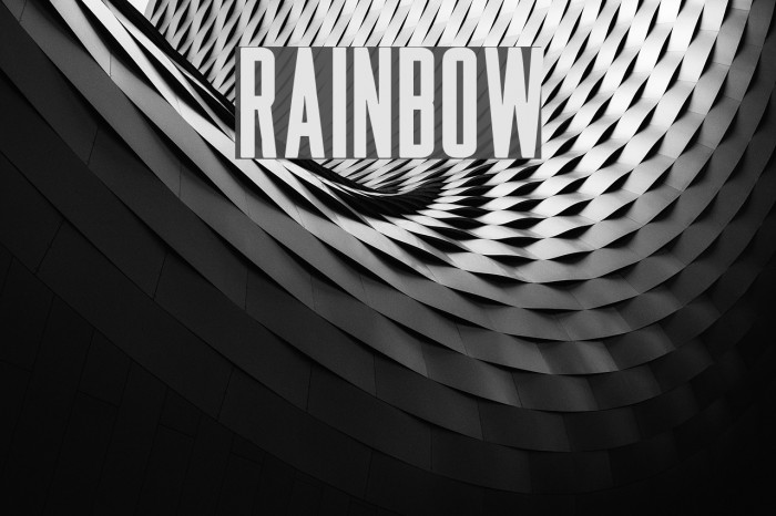 Rainbow Font examples