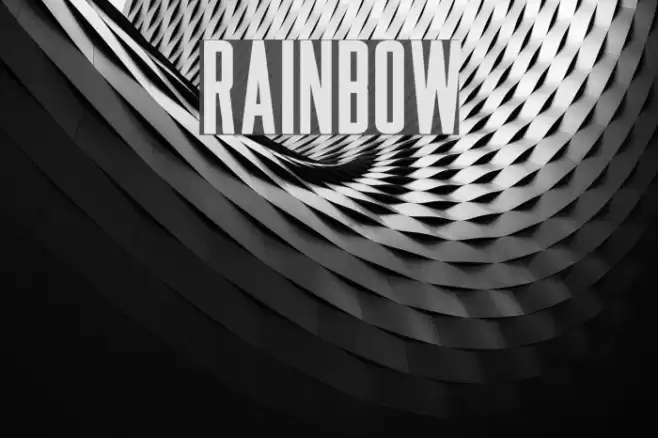 Rainbow Font examples