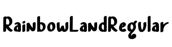 RainbowLandRegular  les polices de caractères gratuit tlcharger