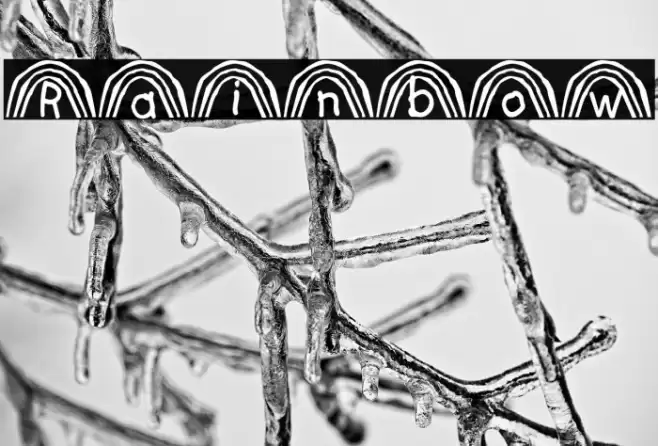 Rainbow Font examples