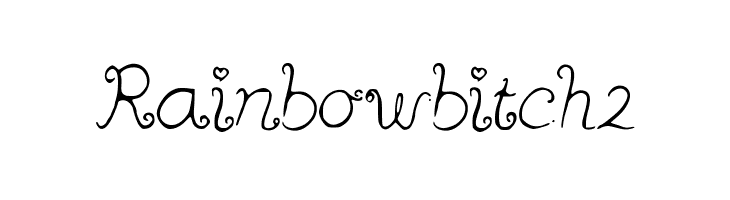 Rainbowbitch2  免费字体下载