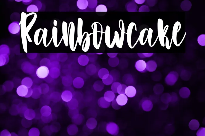 Rainbowcake Example 2
