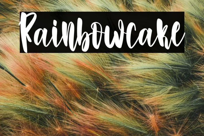 Rainbowcake Example 3