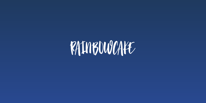 Rainbowcake Social Header