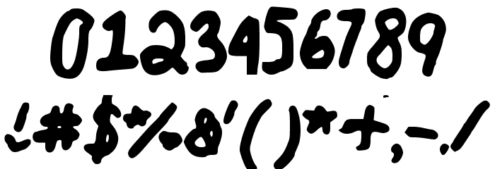RainbowsLollipops Font OTHER CHARS