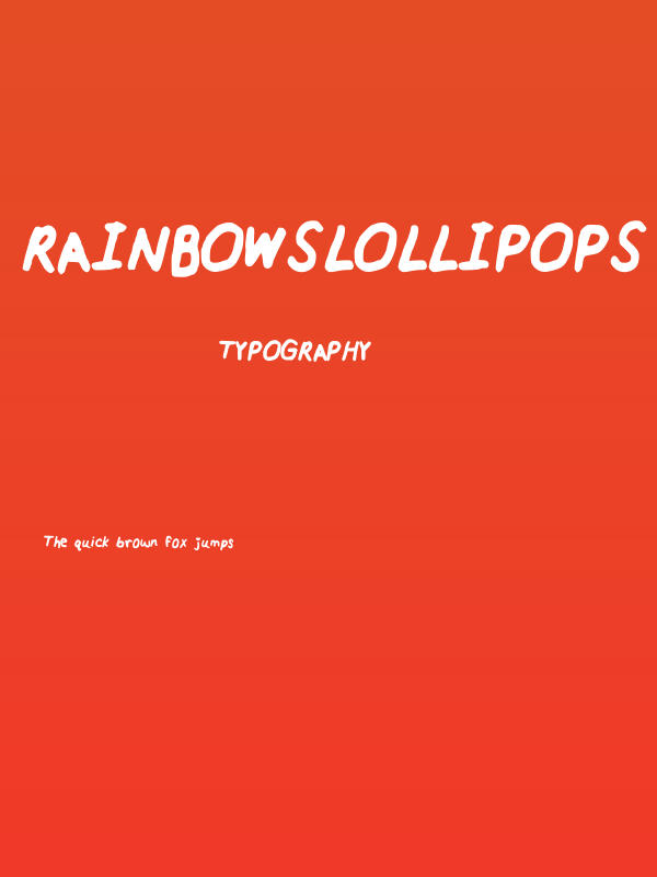 RainbowsLollipops Poster