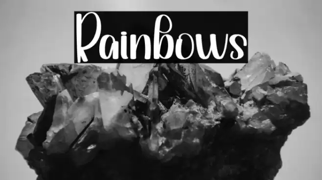 Rainbows Caratteri examples