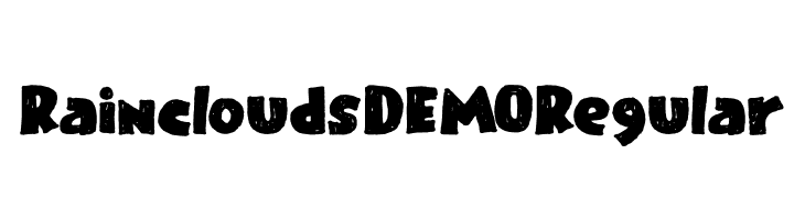 Rainclouds DEMO Regular  لخطوط تنزيل