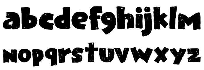 Rainclouds DEMO Regular Font LOWERCASE