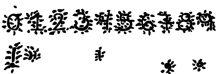 Raindrops Font OTHER CHARS