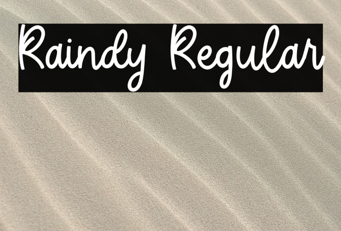 Raindy Regular Example 2
