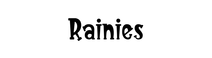 Rainies  baixar fontes gratis