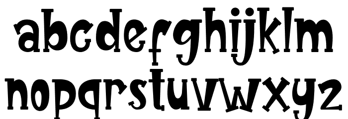 Rainies Font LOWERCASE