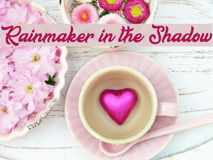 Rainmaker in the Shadow Шрифта examples