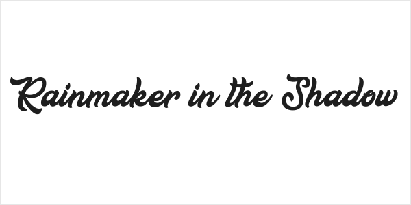 Rainmaker in the Shadow Logo