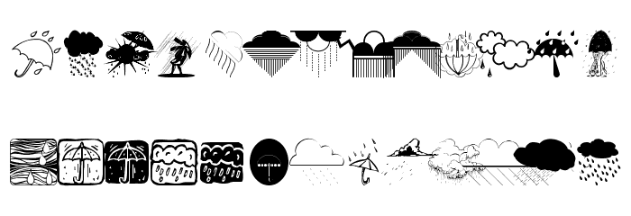 RainmansWeatherreport Font LOWERCASE