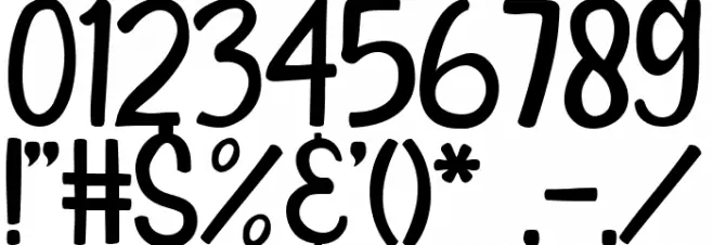 Rainory Font OTHER CHARS