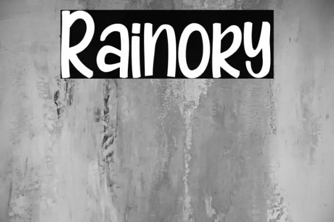 Rainory फ़ॉन्ट examples