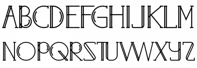 Rainray Demo Serif Polices MAJUSCULES