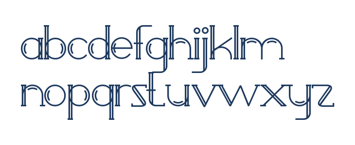 Rainray Demo Serif Lowercase