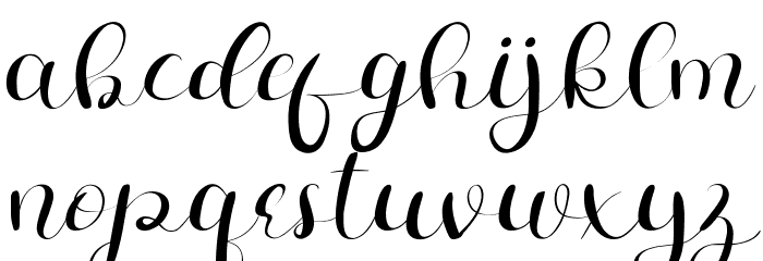 Rainray Demo Font LOWERCASE