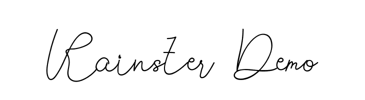Rainster Demo  font caratteri gratis