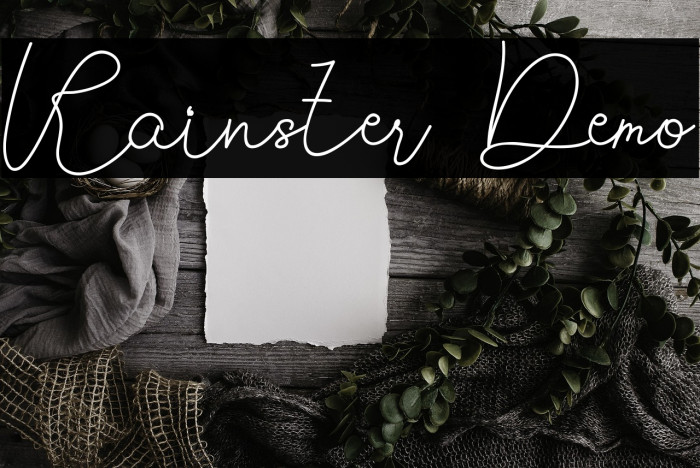 Rainster Demo Example 2