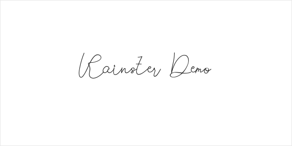 Rainster Demo Logo