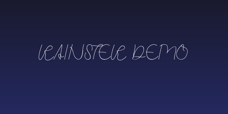 Rainster Demo Social Header