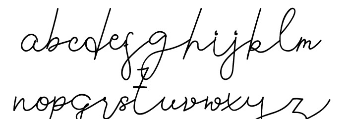 Rainster Demo Font LOWERCASE