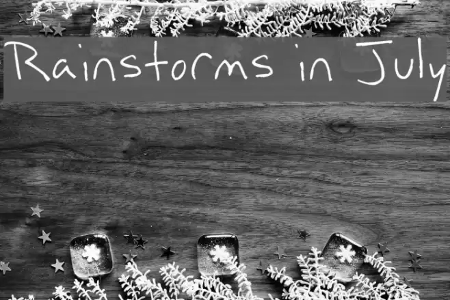 Rainstorms in July Polices examples