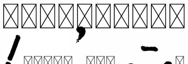 Raintake Font OTHER CHARS