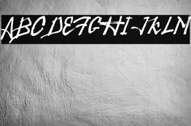 Raintake Font examples