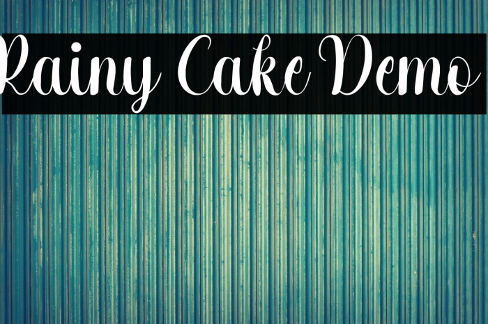 Rainy Cake Demo Example 1
