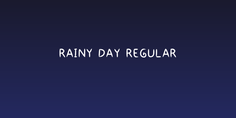 Rainy Day Regular Social Header