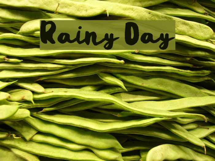 Rainy Day Font examples