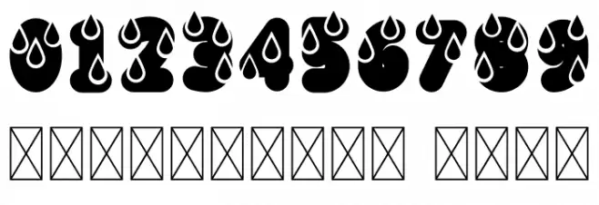 Rainy Font Bold Font OTHER CHARS