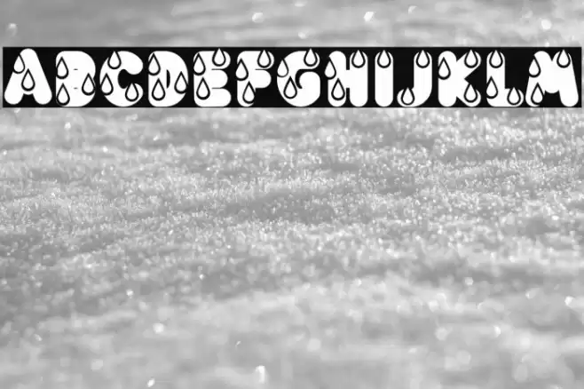 Rainy Font Bold Font examples