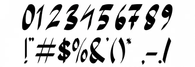 Rainy Season Font OTHER CHARS