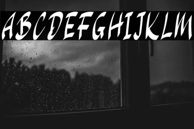 Rainy Season Font examples