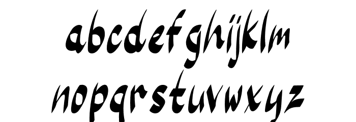 Rainy Season Font LOWERCASE