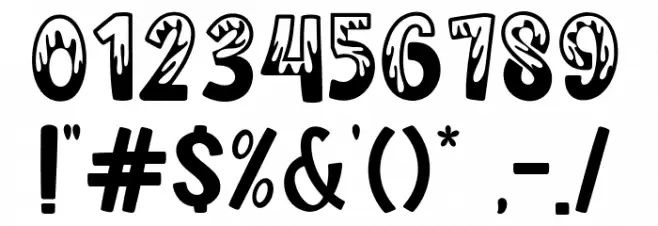 Rainy Snow Font OTHER CHARS