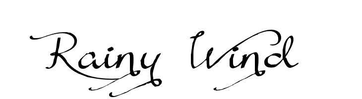 Rainy Wind Font