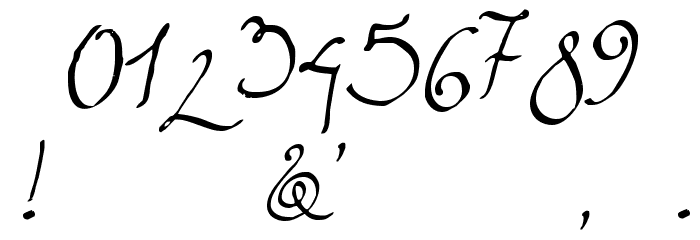 Rainy Wind Font OTHER CHARS