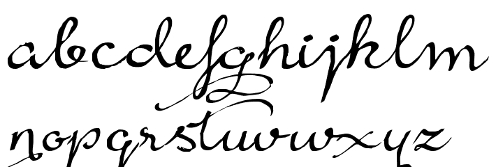 Rainy Wind Font LOWERCASE