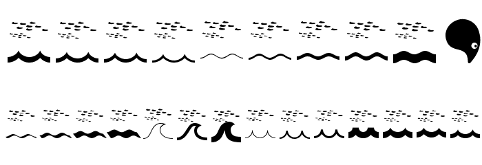 RainyDay Font OTHER CHARS