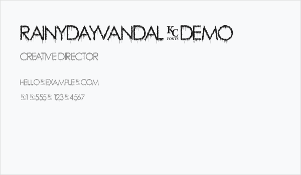 RainyDayVandal-Demo Business Card